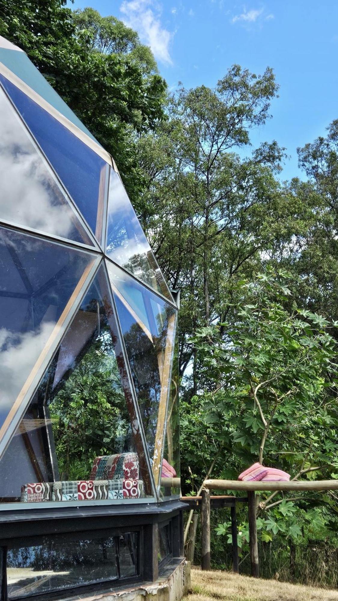サン・ベント・ド・サプカイー Chale Refugio Da Pedra Spヴィラ エクステリア 写真